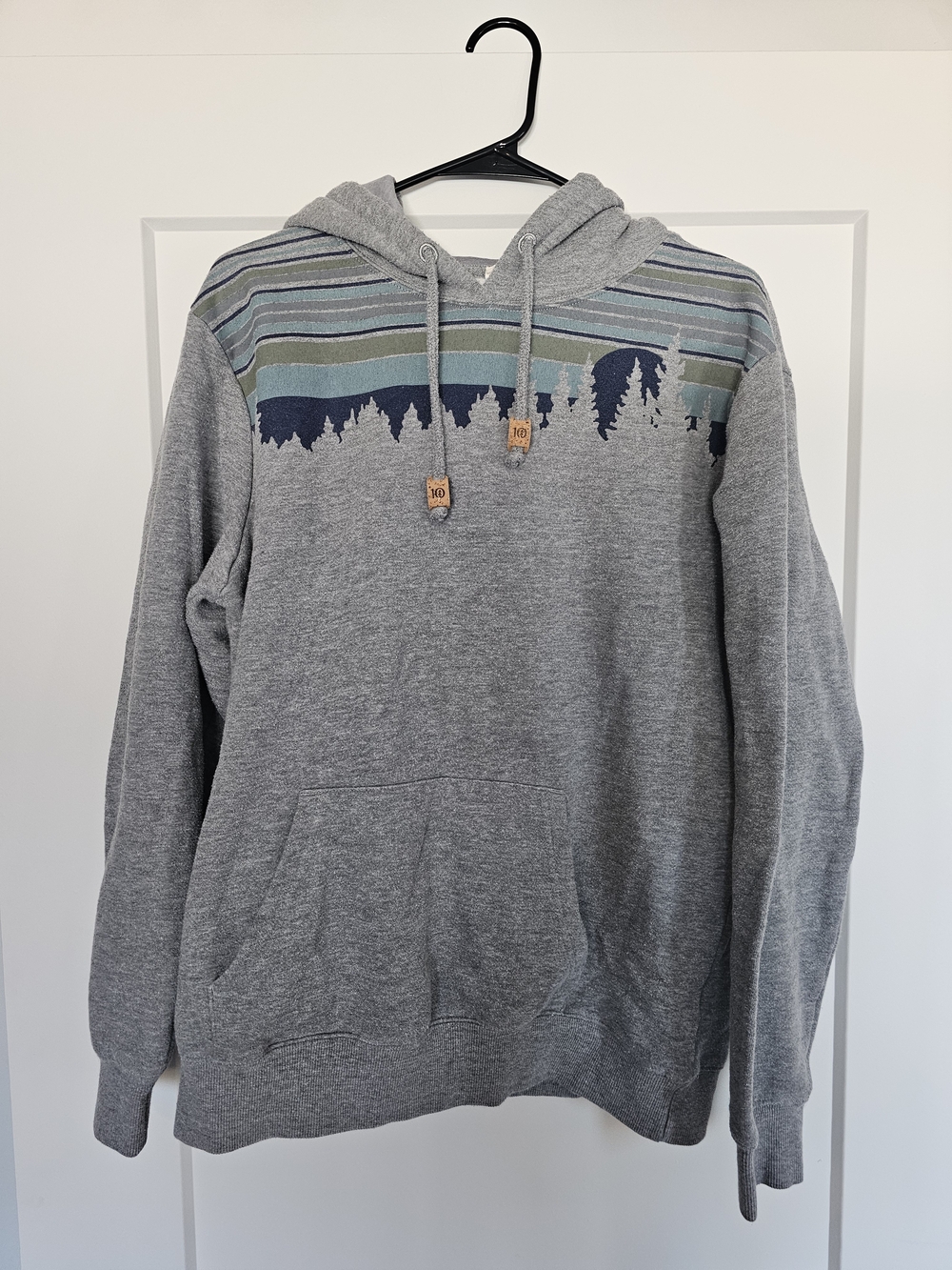 Tentree Men's Grey Hoodie